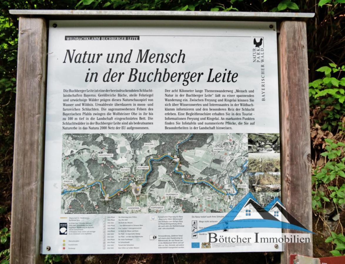400Qm Bayerische Villa 2500Qm Uneinsehbarer Garten In Beliebter Urlaubsregion Freyung Exteriör bild